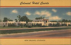 Colonial Hotel Courts New Orleans, LA Postcard Postcard Postcard