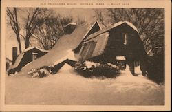 Old Fairbanks House Dedham, MA Postcard Postcard Postcard