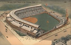 Wrigley Field, Home of the Chicago Cubs Illinois Postcard Postcard Postcard