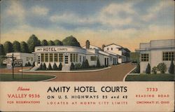 Amity Hotel Courts Cincinnati, OH Postcard Postcard Postcard