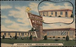 Western Motel Oklahoma City, OK Postcard Postcard Postcard