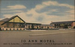 Jo Ann Motel Denver, CO Postcard Postcard Postcard