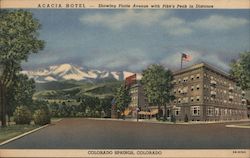 Acacia Hotel Colorado Springs, CO Postcard Postcard Postcard