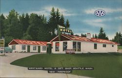 Westward Motel and Gift Shop Postcard