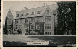 Warfield Hall at Wilson College Postcard