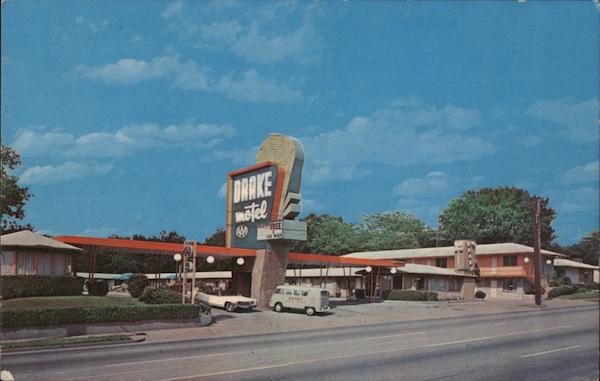 The Drake Motor Lodge Nashville, TN Postcard