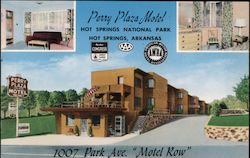 Perry Plaza Motel Postcard