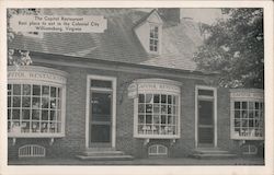 The Capitol Restaurant Williamsburg, VA Postcard Postcard Postcard