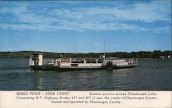 Bemus Point - Stow Ferry Chautauqua Lake, NY Postcard Postcard Postcard