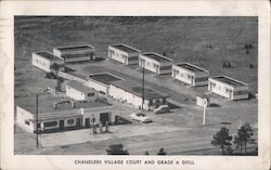 Chandler's Village Court and Grade A Grill Charlotte, NC Postcard Postcard Postcard