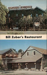 Bill Zuber's Restaurant, owned by the former baseball champion. Homestead, IA Postcard Postcard Postcard