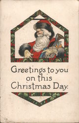 Greetings to you on this Christmas Day. Postcard