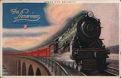 The American, Pennsylvania Railroad Postcard