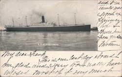 S.S. Minnetonka Boats, Ships Postcard Postcard Postcard