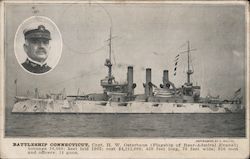 Battleship Connecticut Postcard