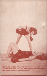 Women Boxing. First Hardboiled - "You look like the ocean today." Arcade Card