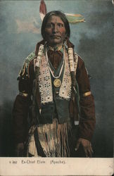 Ex-Chief Elote (Apache) Postcard