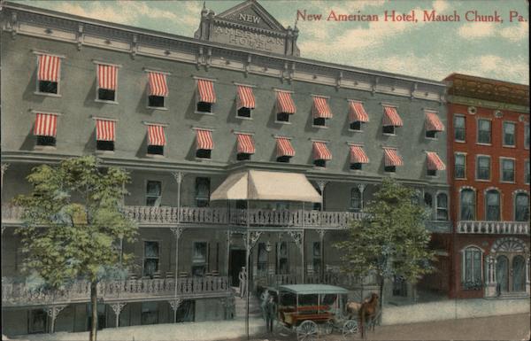 New American Hotel Jim Thorpe, PA Postcard