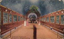 Interior Aquarium, Belle Isle Postcard