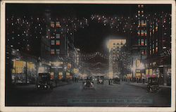 Champa Street at Night Postcard