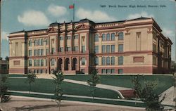 North Denver High School Colorado Postcard Postcard Postcard