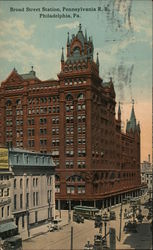 Broad Street Station, Pennsylvania R.R. Philadelphia, PA Postcard Postcard Postcard