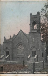 Methodist Church Little Valley, NY Postcard Postcard Postcard