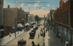 Lawrence Avenue Looking East Postcard