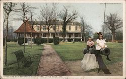 The Old Barracks in City Park Little Rock, AR Postcard Postcard Postcard