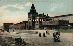 New York Central and Hudson River Railroad Depot Rochester, NY Postcard Postcard Postcard