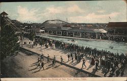 Shoot the Chutes at Fair Park Dallas, TX Postcard Postcard Postcard