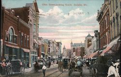 Ohio Street - Looking South Sedalia, MO Postcard Postcard Postcard