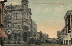 Ohio Street, North from Fourth Street Sedalia, MO Postcard Postcard Postcard