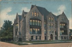 High School Building Sedalia, MO Postcard Postcard Postcard