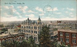 Bird's Eye View of City Sedalia, MO Postcard Postcard Postcard