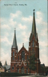 Sacred Heart Church Sedalia, MO Postcard Postcard Postcard