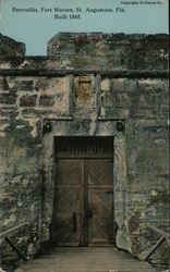 Portcullis Fort Marian. Built 1565 Postcard