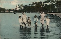 Section of Wading Pool, Humboldt Park Postcard