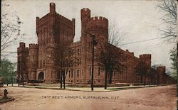 74th Reg't Armory Postcard