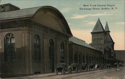 New York Central Depot, Exchange Street Buffalo, NY Postcard Postcard Postcard