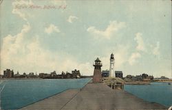 Buffalo Harbor Postcard