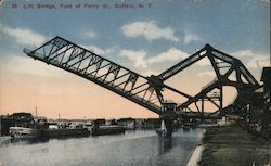 Lift Bridge, Foot of Ferry Street Postcard