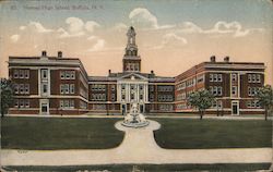 Normal High School Postcard