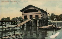 Casino and Boat House Buffalo, NY Postcard Postcard Postcard