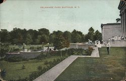 Delaware Park Buffalo, NY Postcard Postcard Postcard