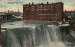 First Falls, Genesse River Rochester, NY Postcard Postcard Postcard