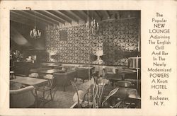 Lounge, Powers Hotel Postcard