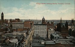 Yonge Street, looking North Postcard