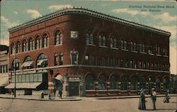 Northrup National Bank Block Iola, KS Postcard Postcard Postcard