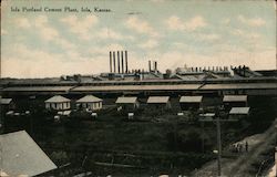 Iola Portland Cement Plant Kansas Postcard Postcard Postcard